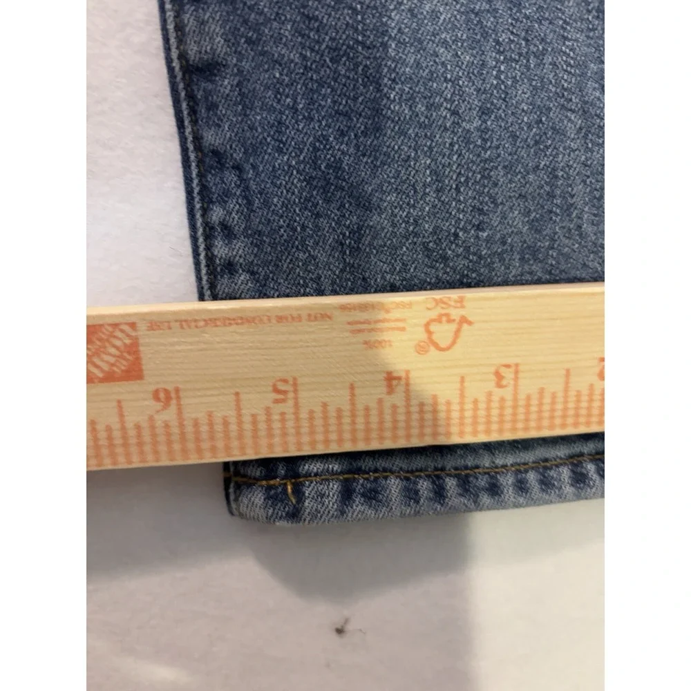Pacsun Jeans Mens 31x32 Black Stacked Skinny Dark Wash Distressed‎ Pants